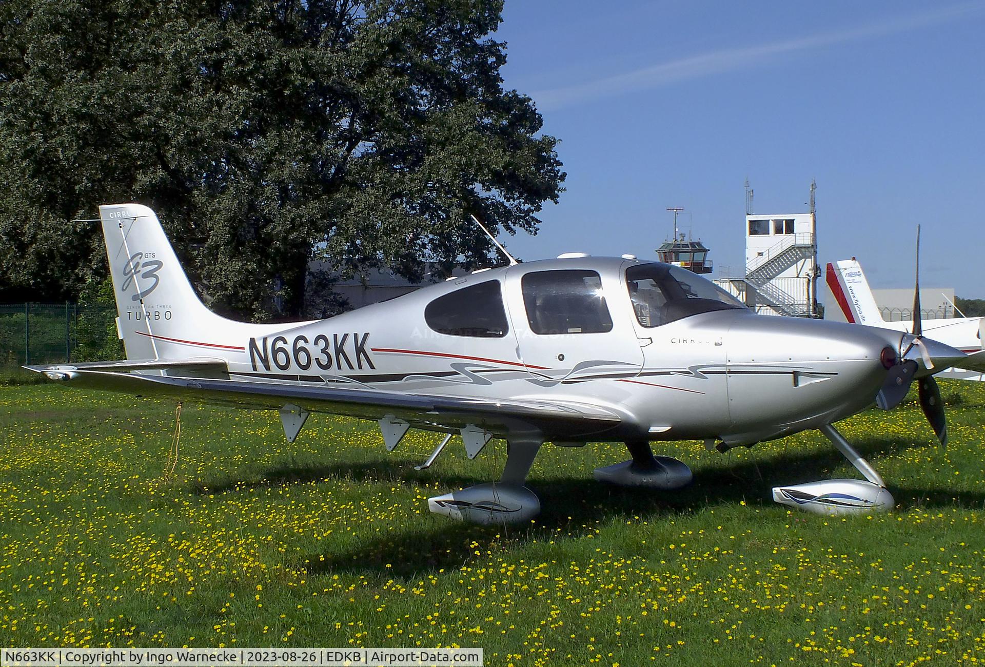 N663KK, 2008 Cirrus SR22 G3 GTS Turbo C/N 3064, Cirrus SR22 GTS Turbo at Bonn-Hangelar airfield during the Grumman Fly-in 2023