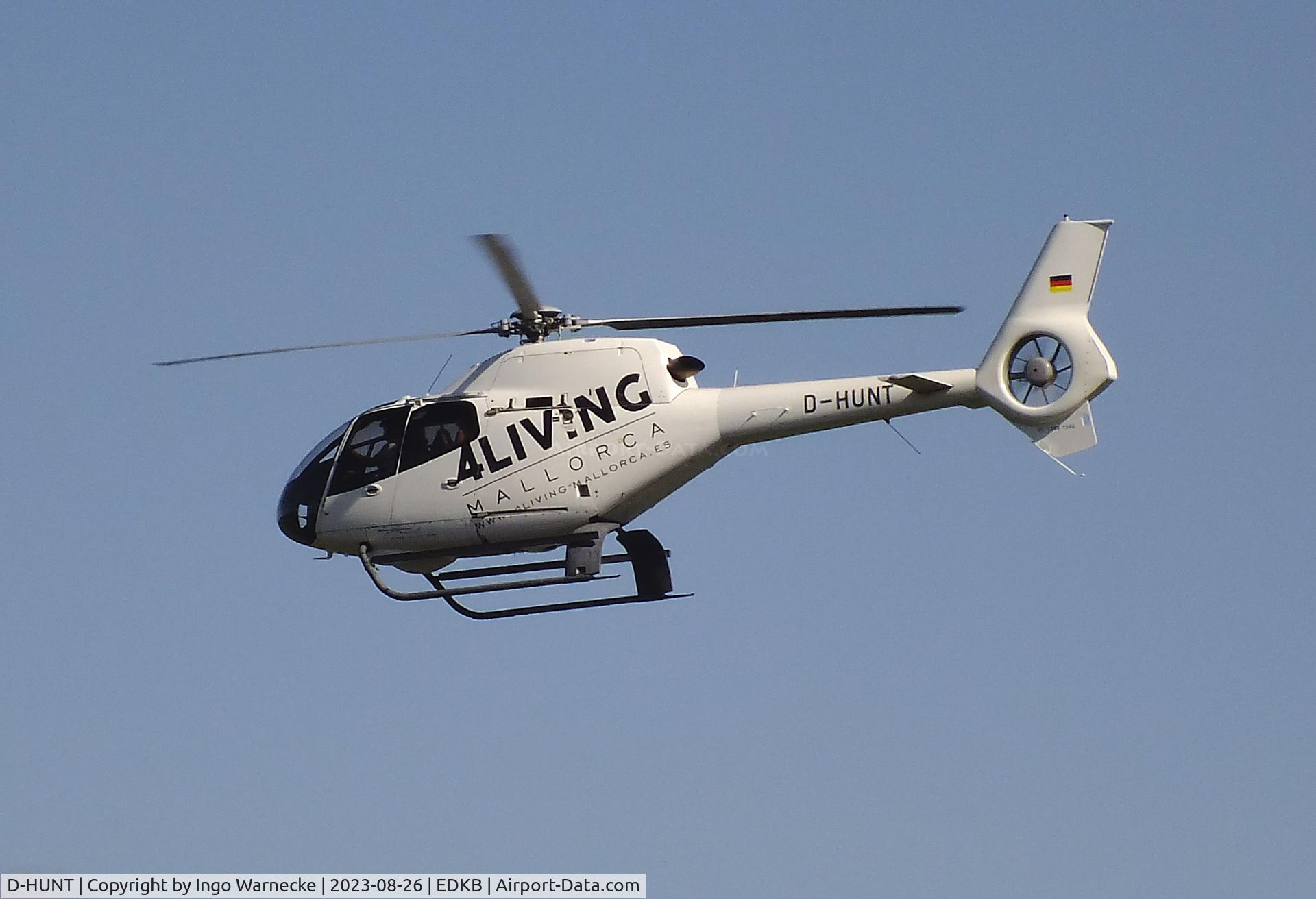 D-HUNT, 2008 Eurocopter EC-120B Colibri C/N 1542, Eurocopter EC120B Colibri at Bonn-Hangelar airfield during the Grumman Fly-in 2023