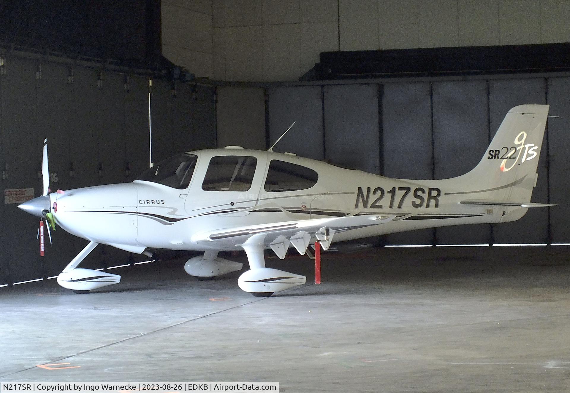 N217SR, 2006 Cirrus SR22 GTS Turbo C/N 2118, Cirrus SR22 GTS Turbo at Bonn-Hangelar airfield during the Grumman Fly-in 2023