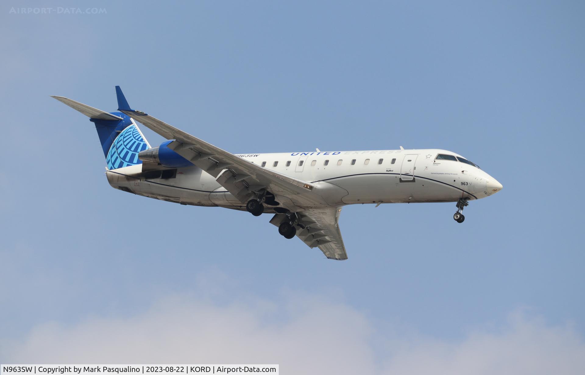 N963SW, 2003 Bombardier CRJ-200LR (CL-600-2B19) C/N 7865, CL-600-2B19