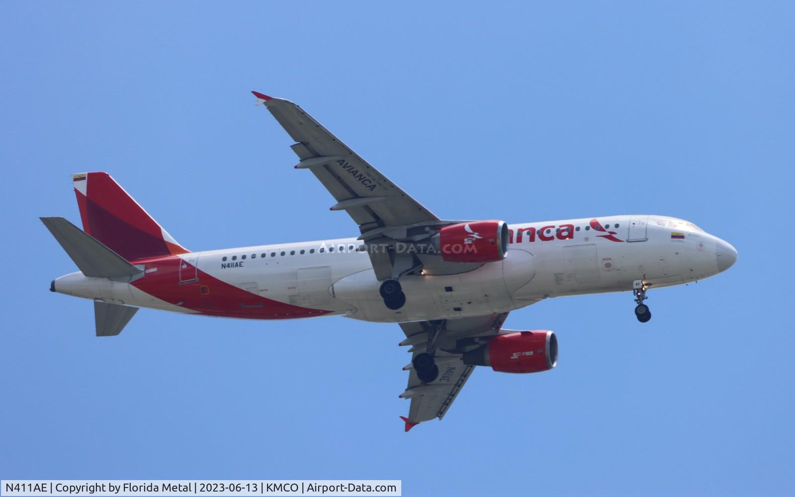 N411AE, 2010 Airbus A320-214 C/N 4411, AVA A320 zx SAL-MCO