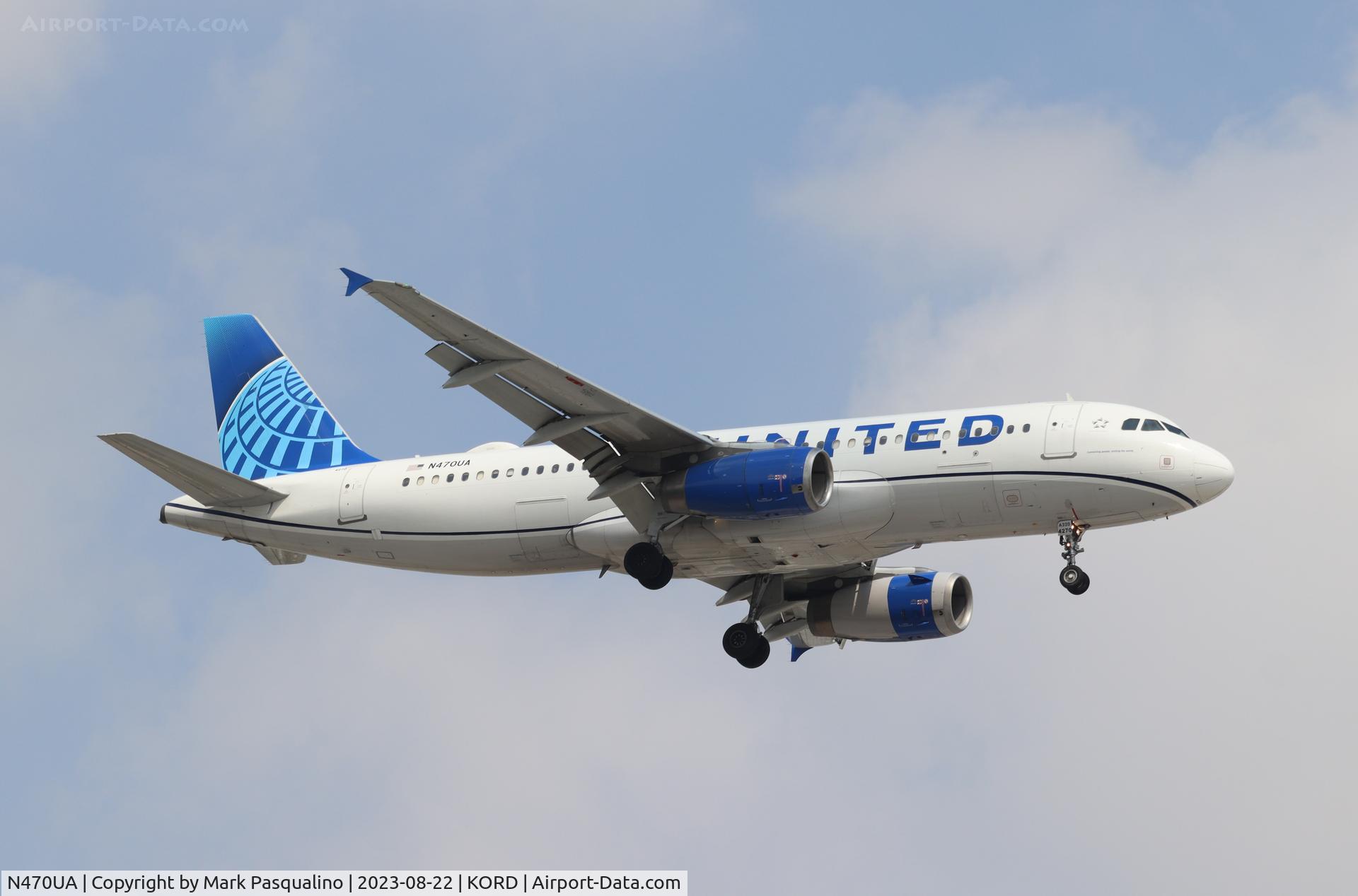 N470UA, 2001 Airbus A320-232 C/N 1427, Airbus A320-232