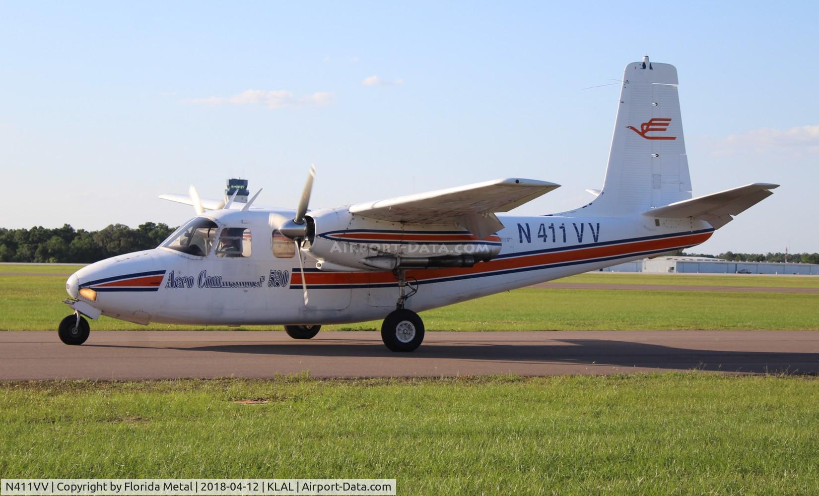 N411VV, 1952 Aero Commander 520 C/N 520-39, AC520 zx