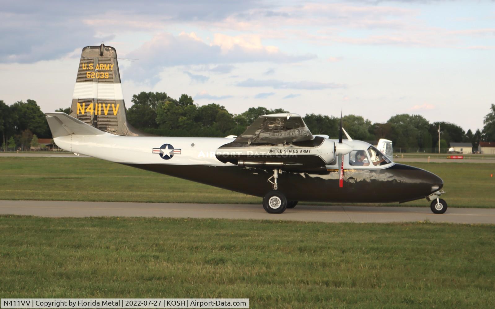 N411VV, 1952 Aero Commander 520 C/N 520-39, AC520 painted to look like a U-4 zx