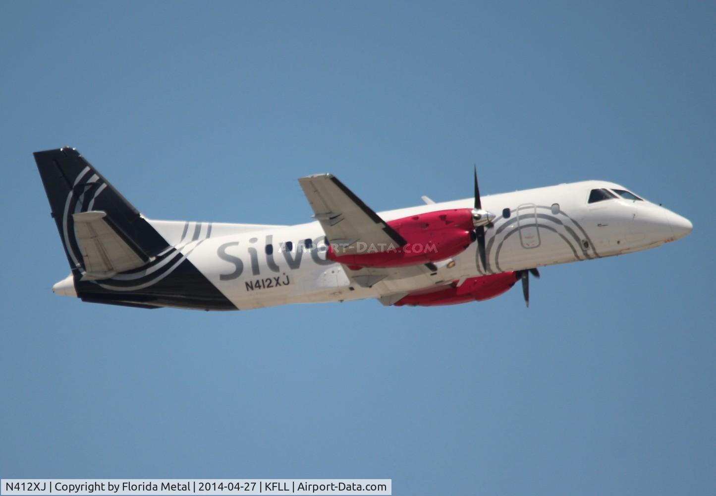 N412XJ, Saab 340B C/N 340B-412, SIL S340 zx FLL-MHH