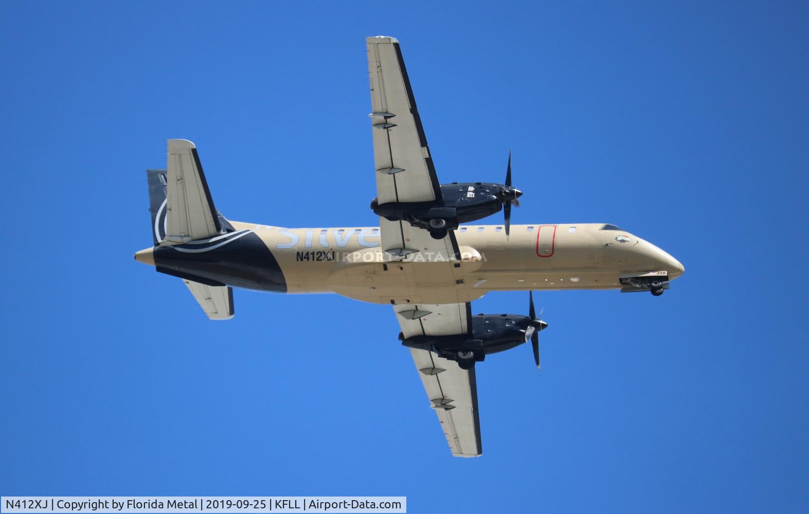 N412XJ, Saab 340B C/N 340B-412, SIL S340 zx special livery