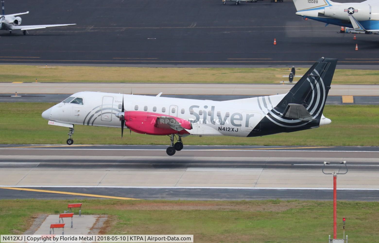 N412XJ, Saab 340B C/N 340B-412, SIL S340 zx JAX-TPA