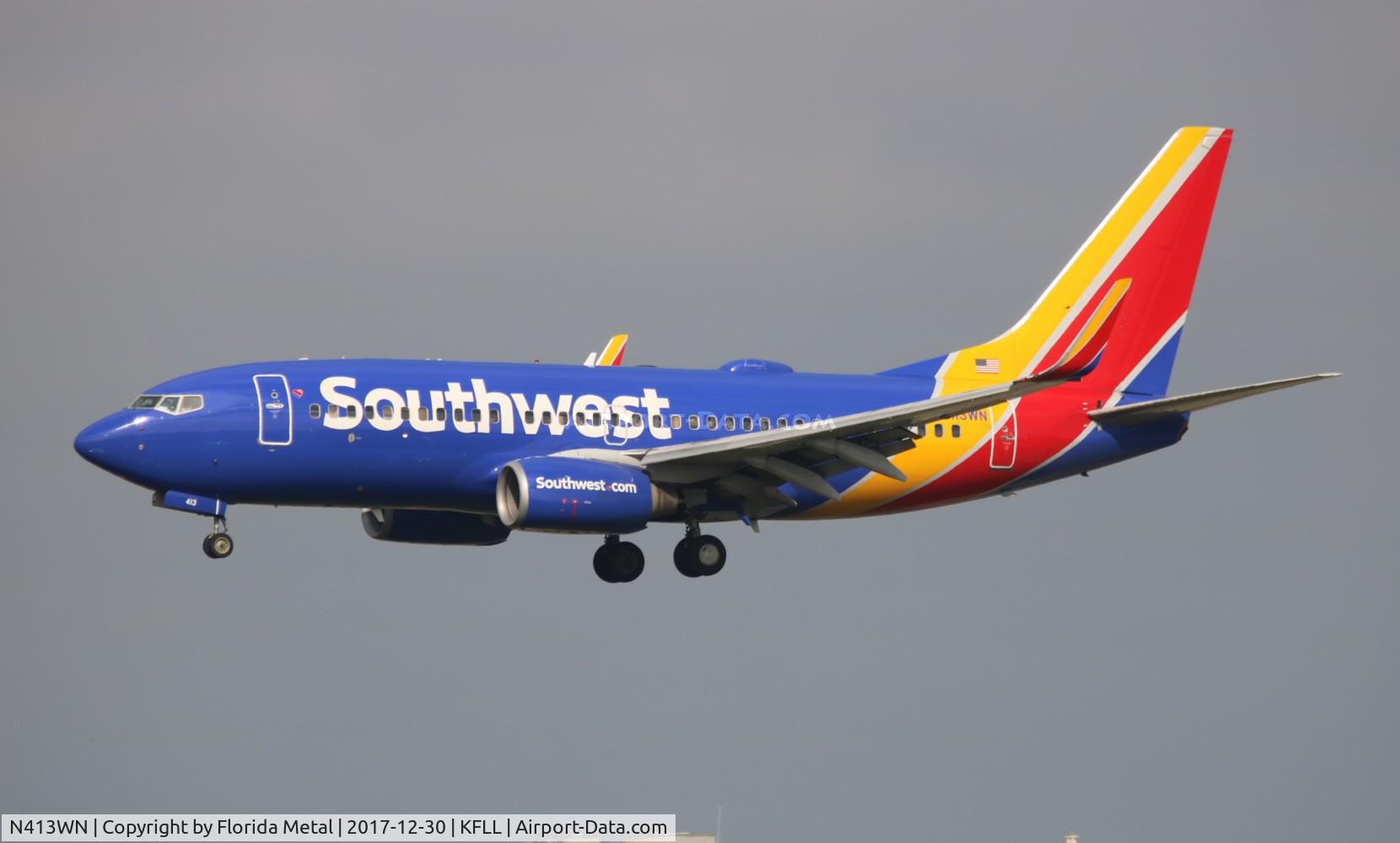 N413WN, 2001 Boeing 737-7H4 C/N 29819, SWA 737 nc zx BWI-FLL