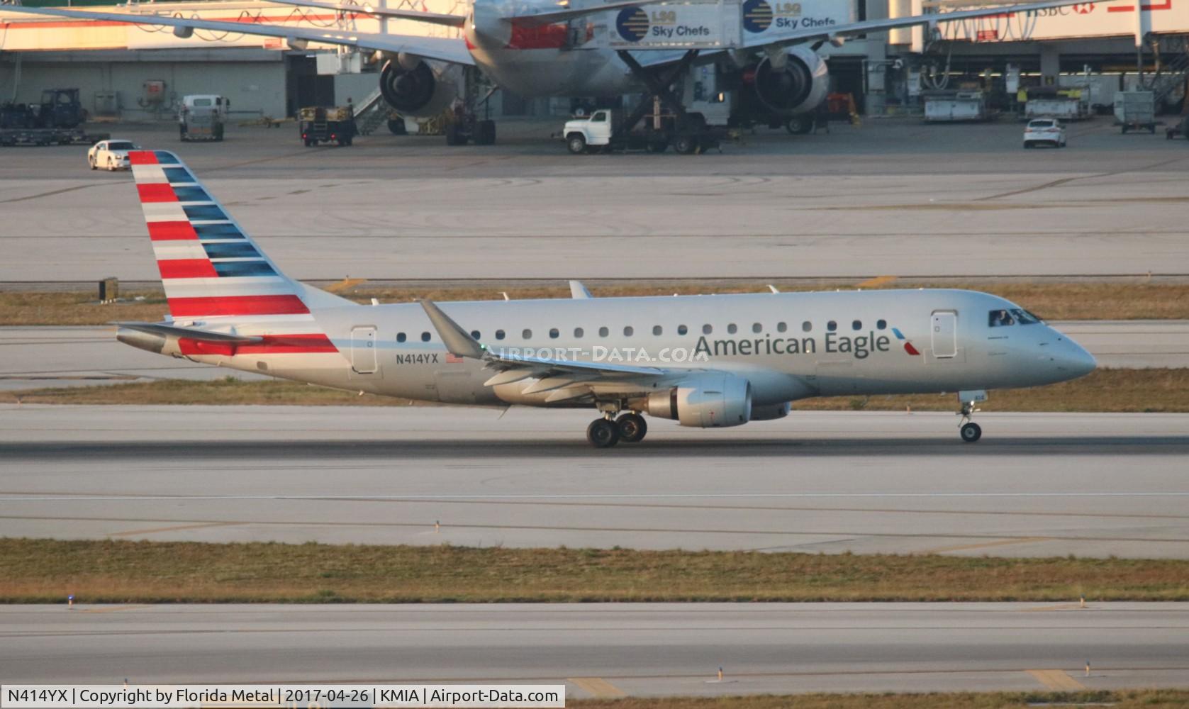 N414YX, 2013 Embraer 175LR (ERJ-170-200LR) C/N 17000377, ENY E175 zx JAX-MIA