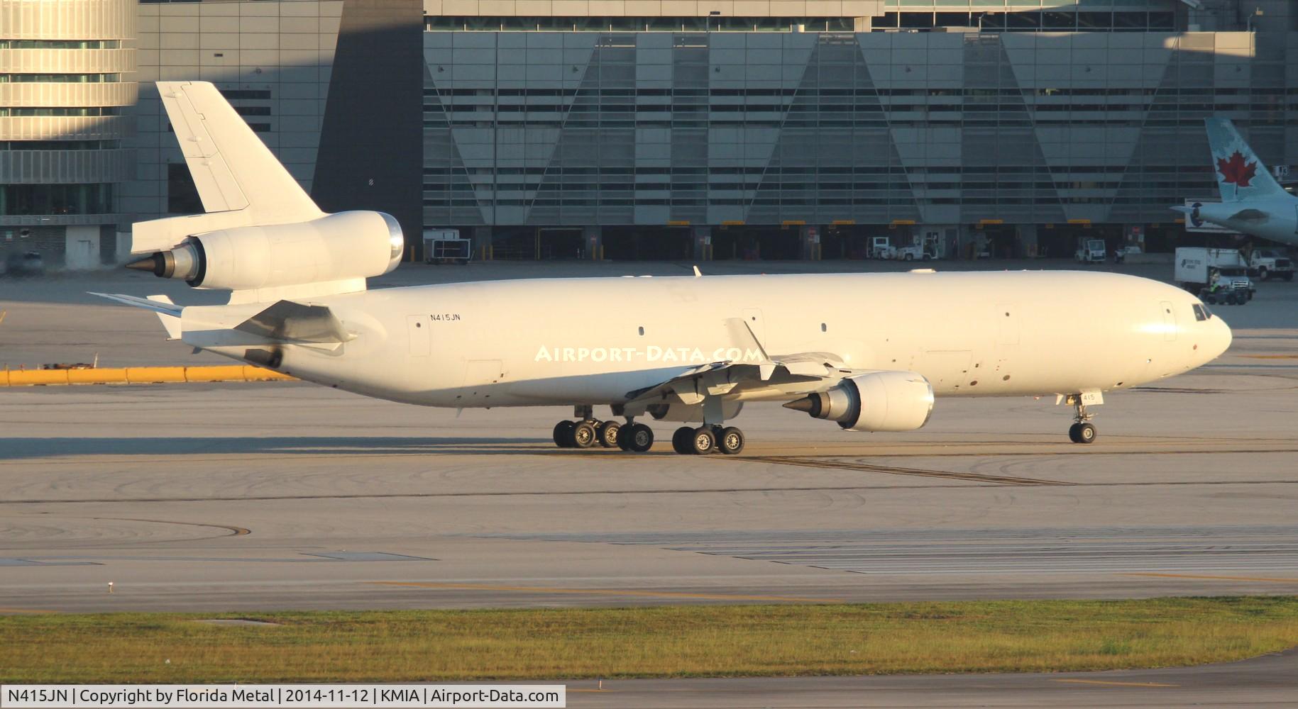 N415JN, 1994 McDonnell Douglas MD-11F C/N 48415, Western Global MD-11 zx MIA-MUC