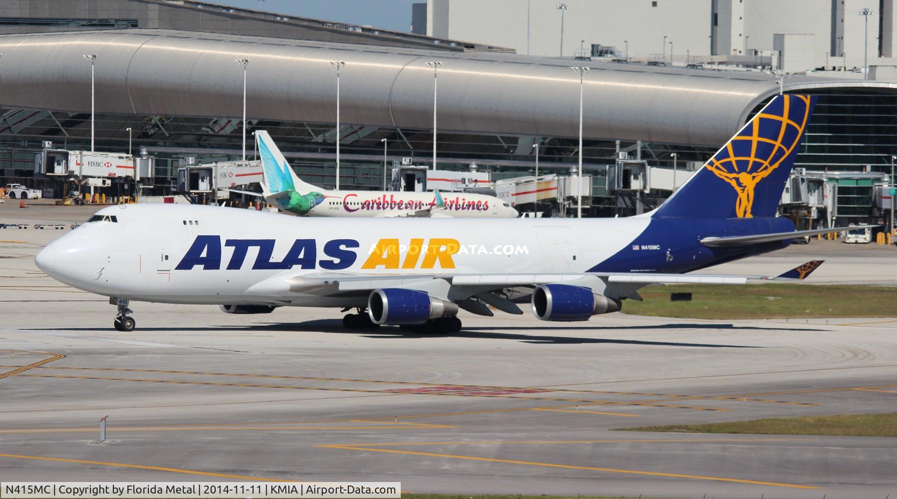 N415MC, 2002 Boeing 747-47UF C/N 32837, GTI 744F zx MIA-BOG