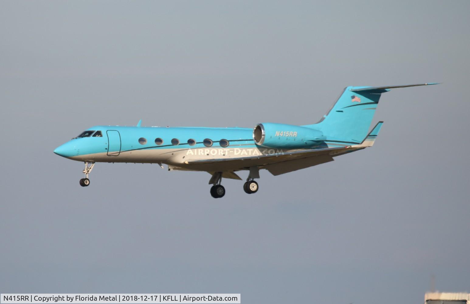 N415RR, 1987 Gulfstream Aerospace G-IV C/N 1040, G-IV zx