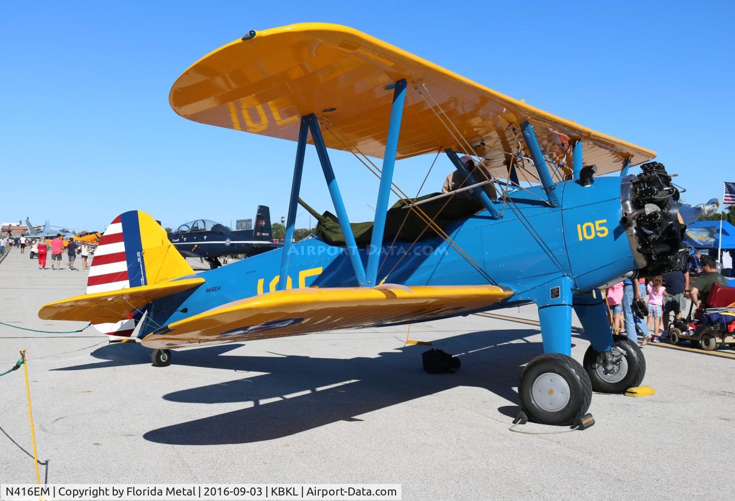 N416EM, 1940 Boeing PT-17 Kaydet (A75N1) C/N 75-519, PT-17 zx
