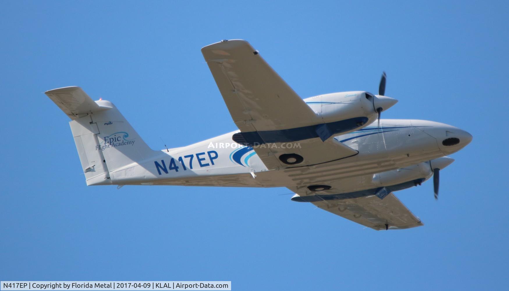 N417EP, 2017 Piper PA-44-180 Seminole Seminole C/N 4496403, PA-44 zx