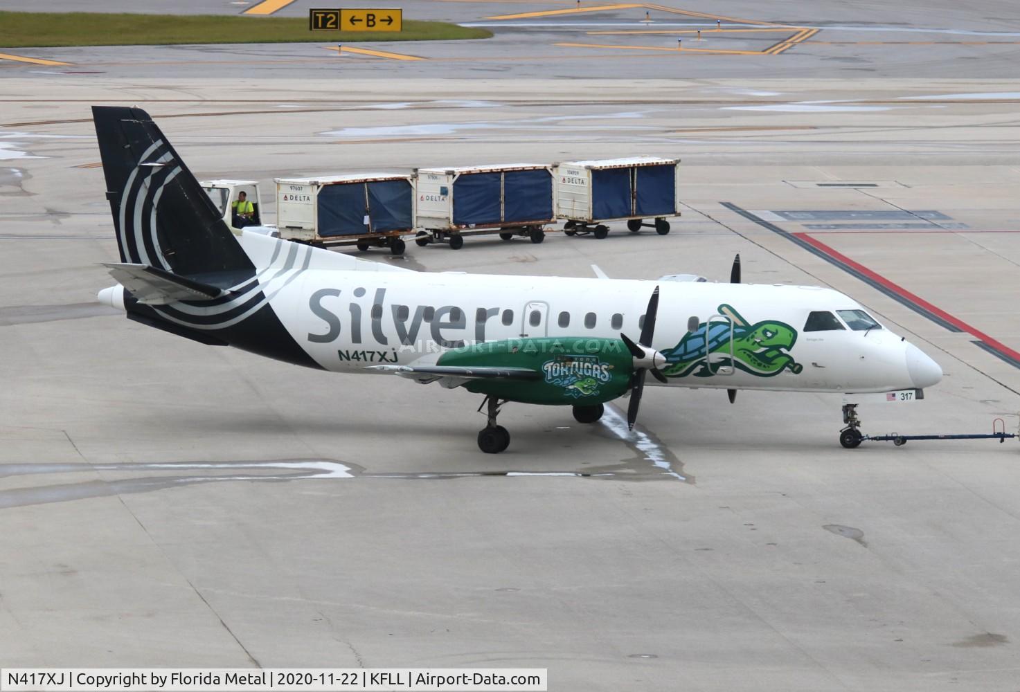 N417XJ, Saab 340B C/N 340B417, SIL S340 zx
