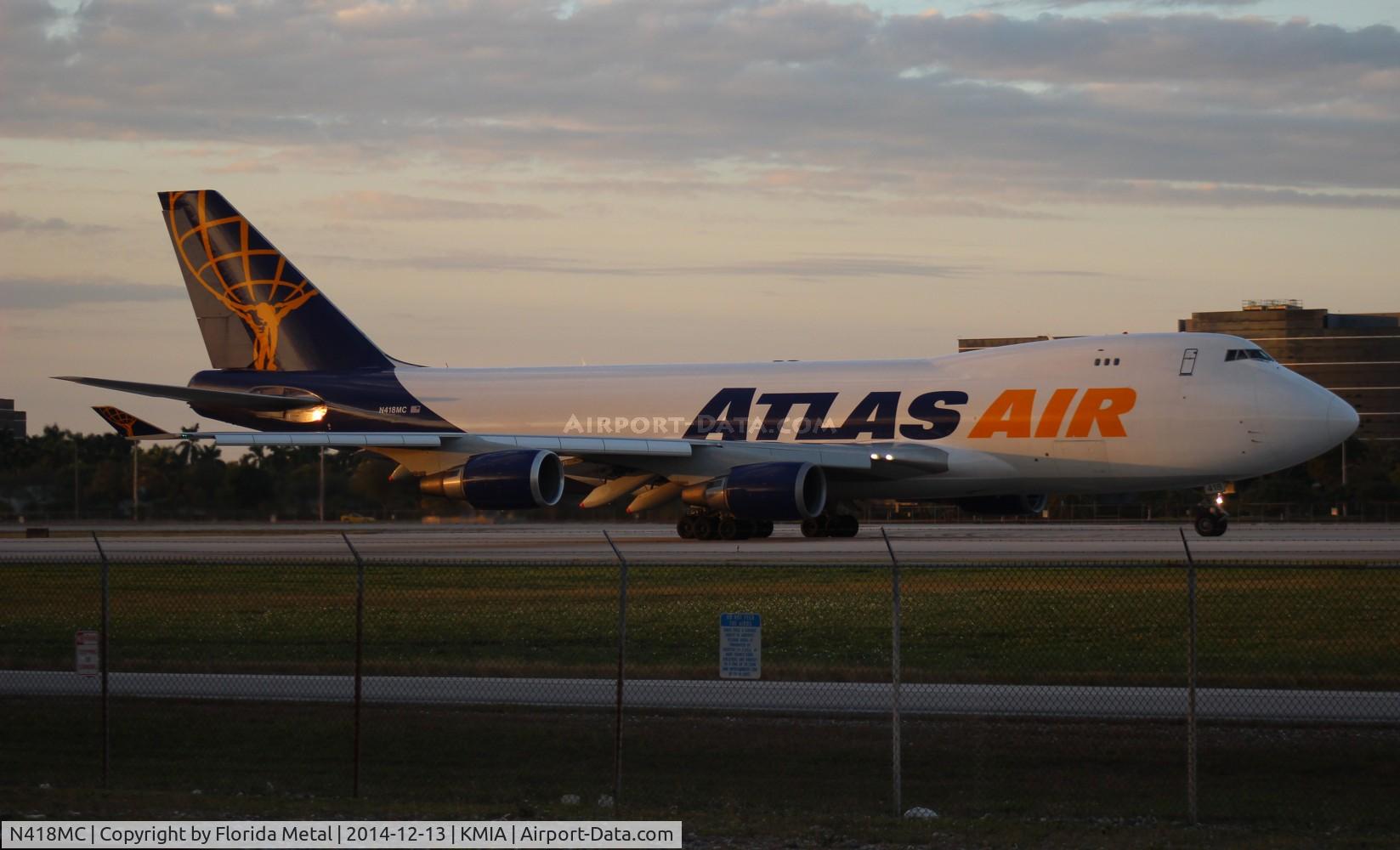N418MC, 2002 Boeing 747-47UF C/N 32840, GTI 744F zx MIA-VCP