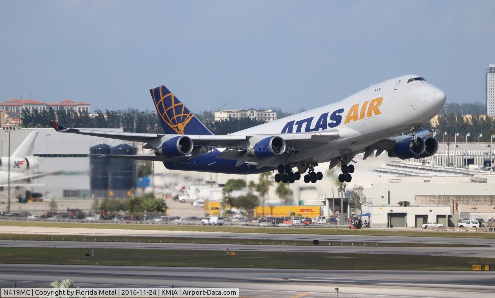 N419MC, 1996 Boeing 747-48EF C/N 28367, GTI 744F zx MIA-UIO