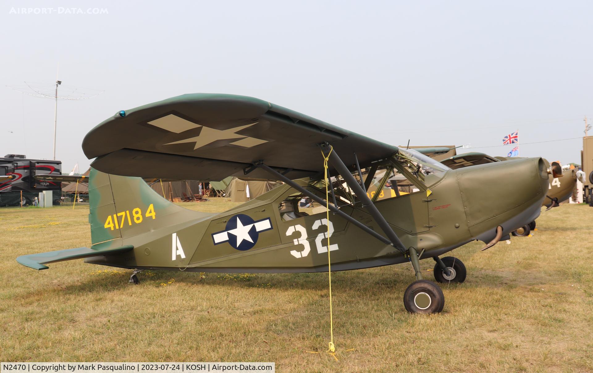 N2470, 1944 Stinson L-5B Sentinel C/N 44-17184, Stinson L-5B