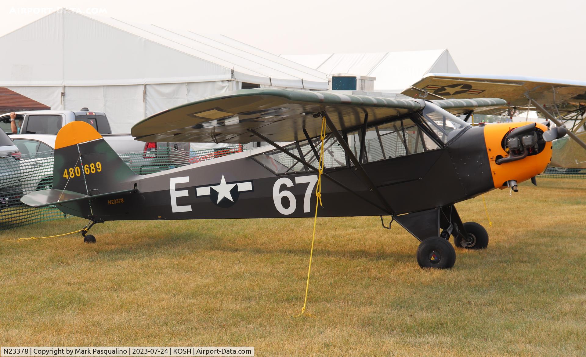 N23378, 1939 Piper J3C-65 Cub C/N 3120, Piper J3C-65