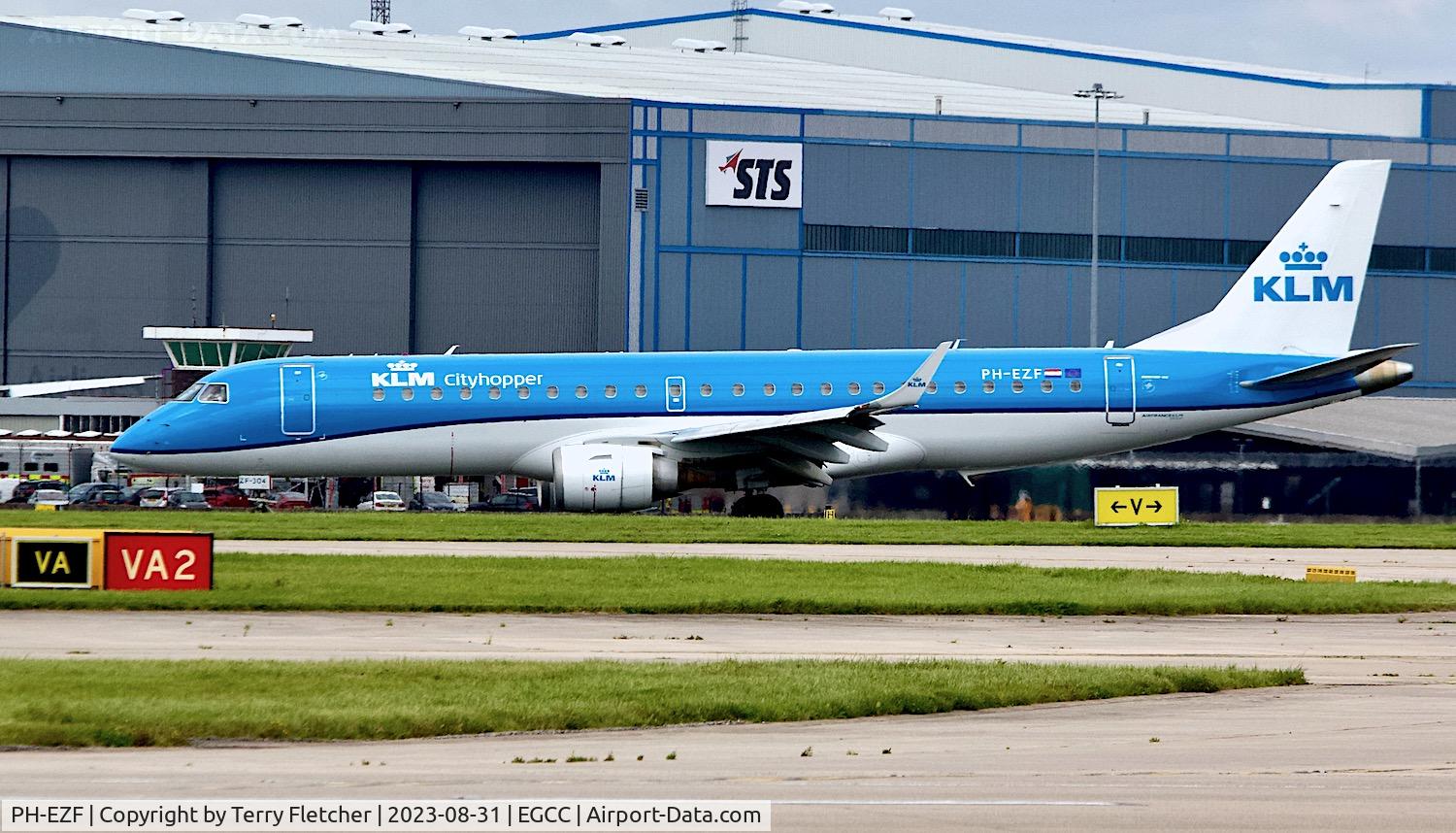 PH-EZF, 2009 Embraer 190LR (ERJ-190-100LR) C/N 19000304, At Manchester Airport
