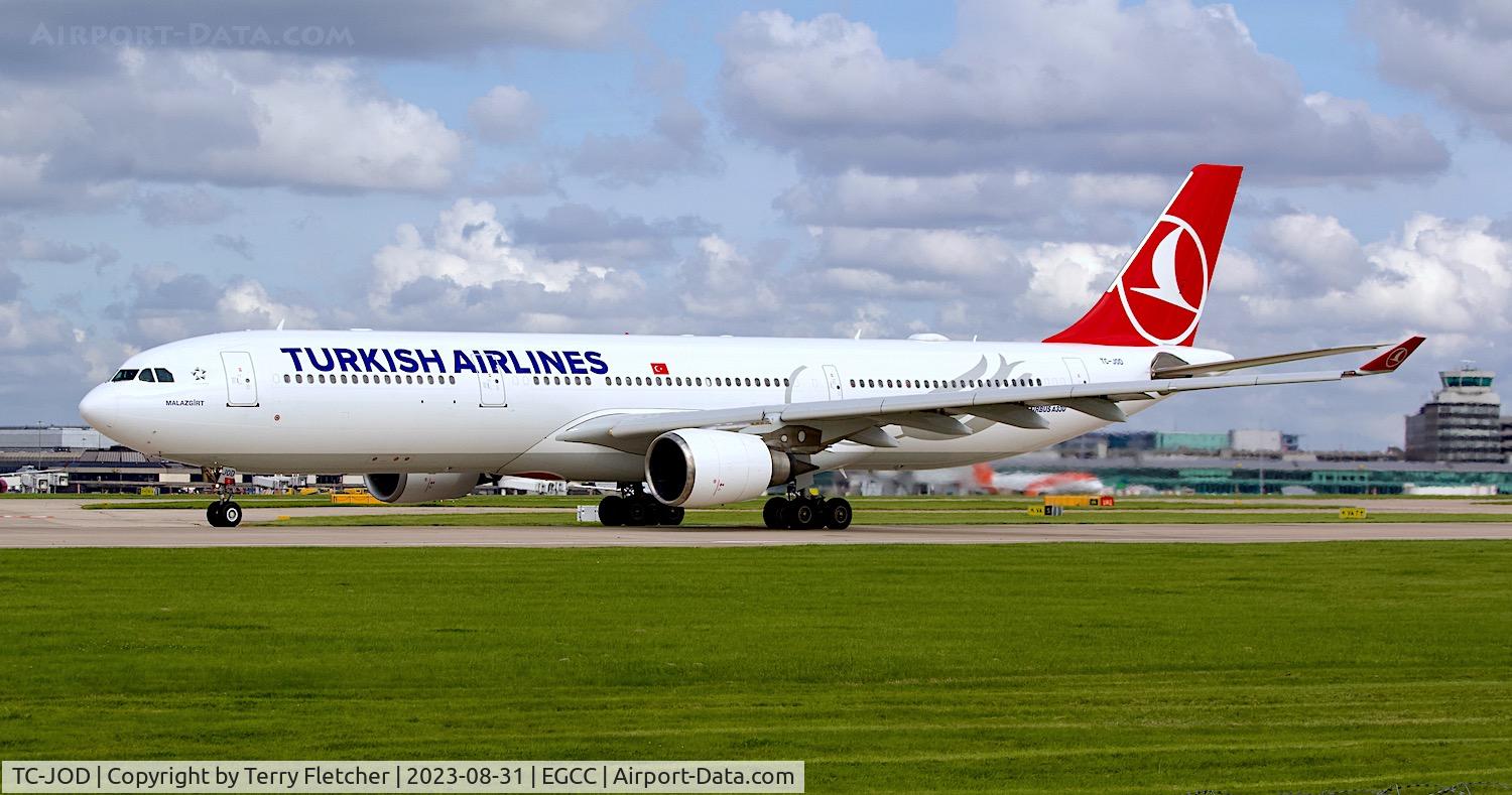 TC-JOD, 2014 Airbus A330-303 C/N 1529, At Manchester Airport