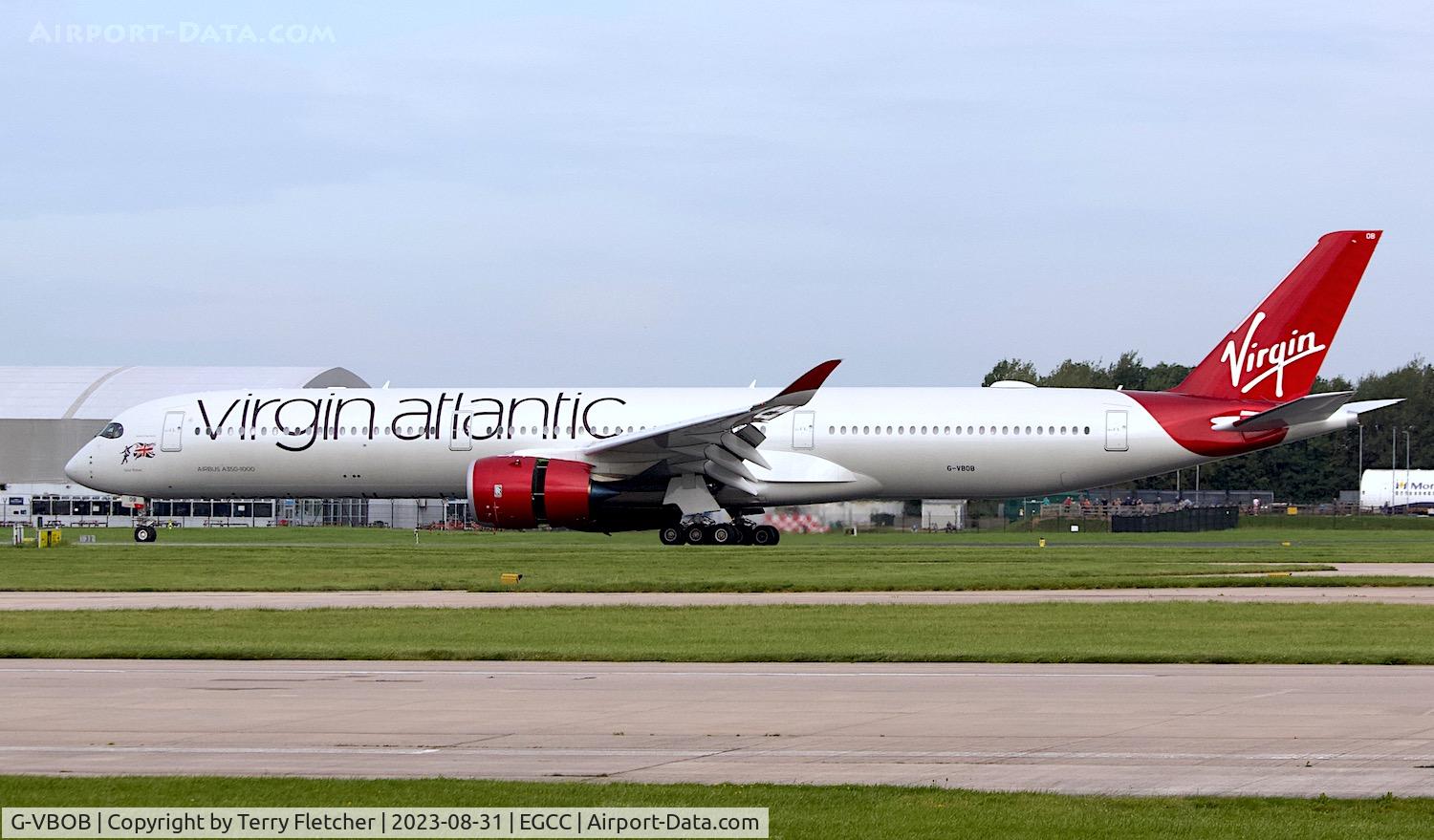 G-VBOB, 2023 Airbus A350-1041 C/N 605, At Manchester