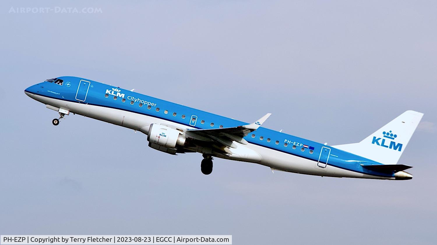 PH-EZP, 2010 Embraer 190LR (ERJ-190-100LR) C/N 19000347, At Manchester