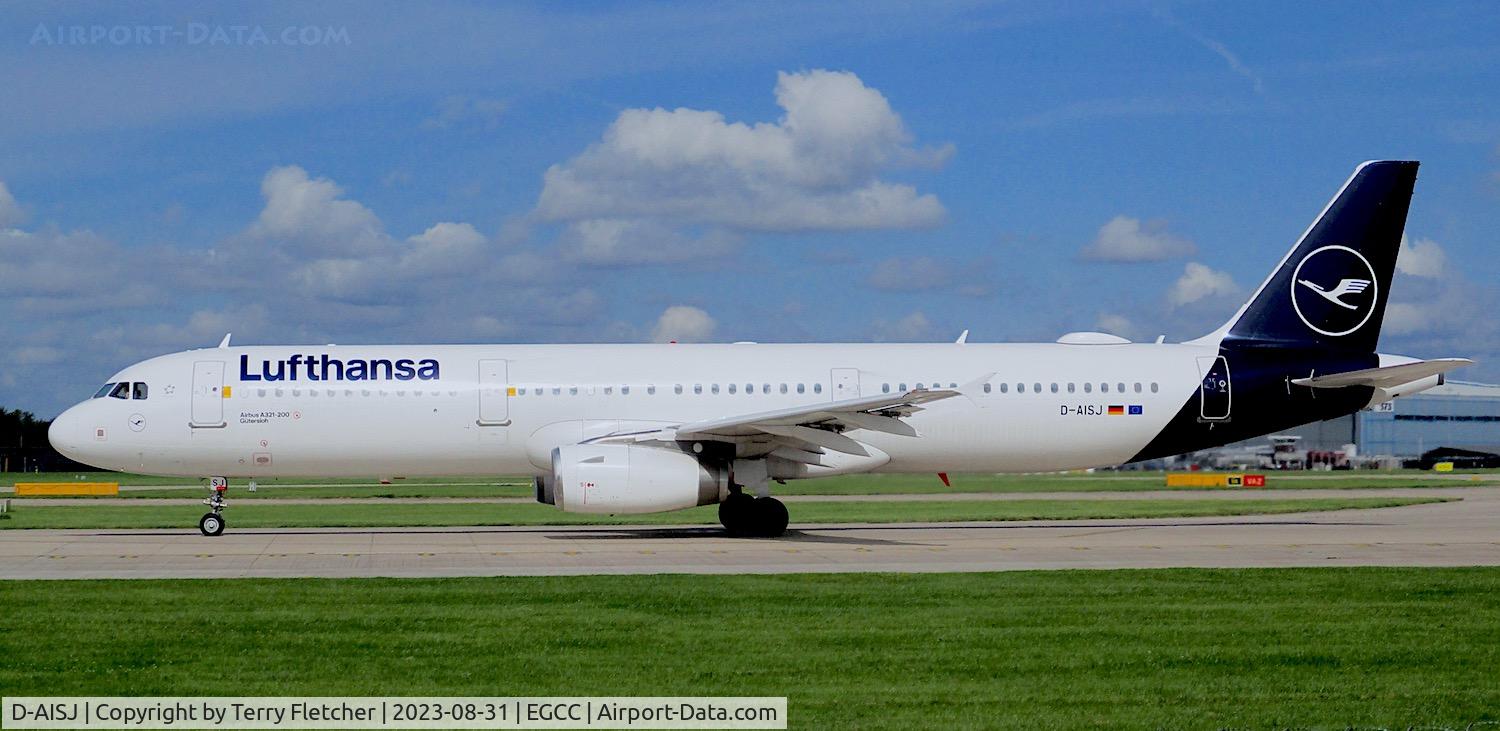 D-AISJ, 2008 Airbus A321-231 C/N 3360, At Manchester