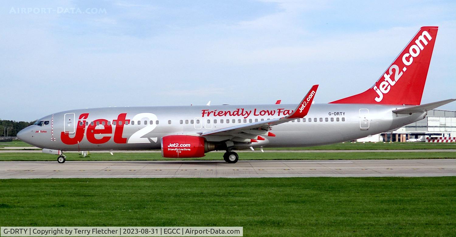 G-DRTY, 2003 Boeing 737-8AS C/N 33554, At Manchester