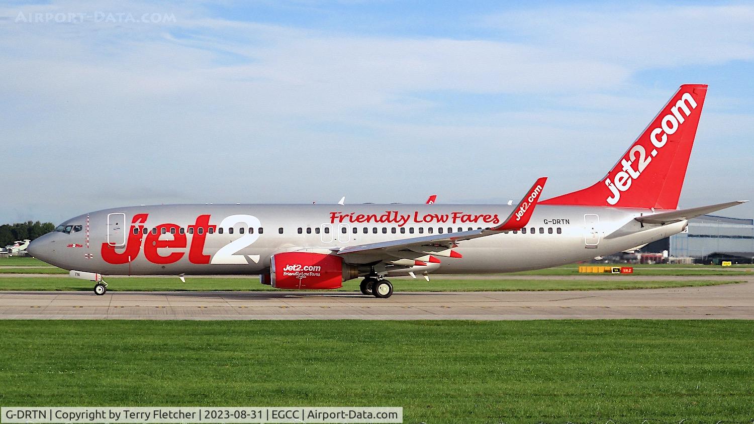 G-DRTN, 2002 Boeing 737-86N C/N 32735, At Manchester