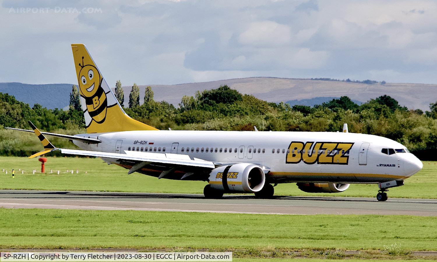 SP-RZH, 2022 Boeing 737-8 MAX C/N 62322, At Manchester