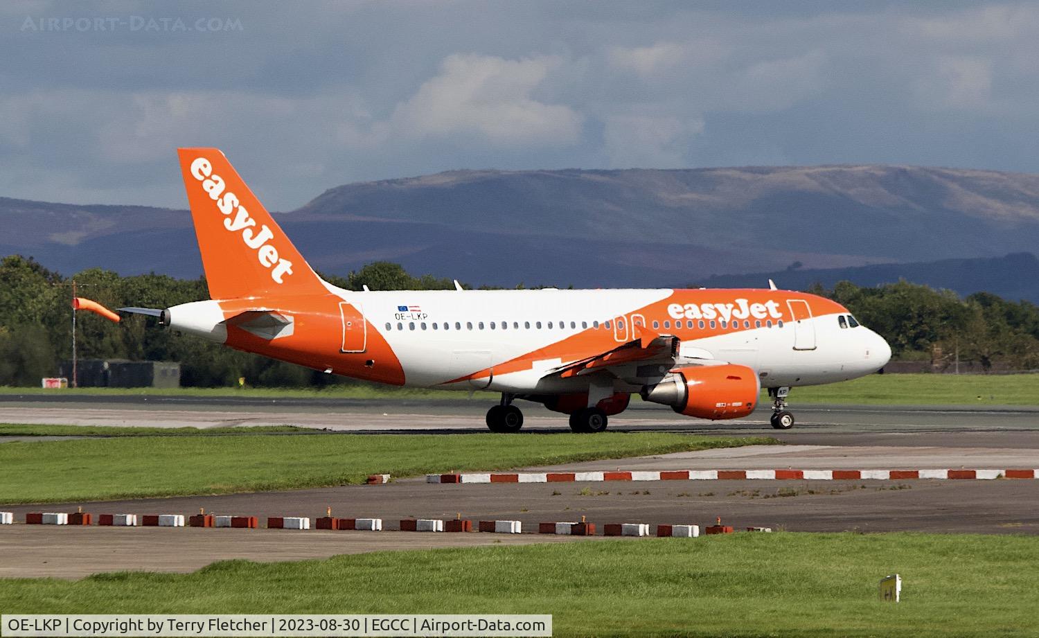 OE-LKP, 2008 Airbus A319-111 C/N 3702, At Manchester