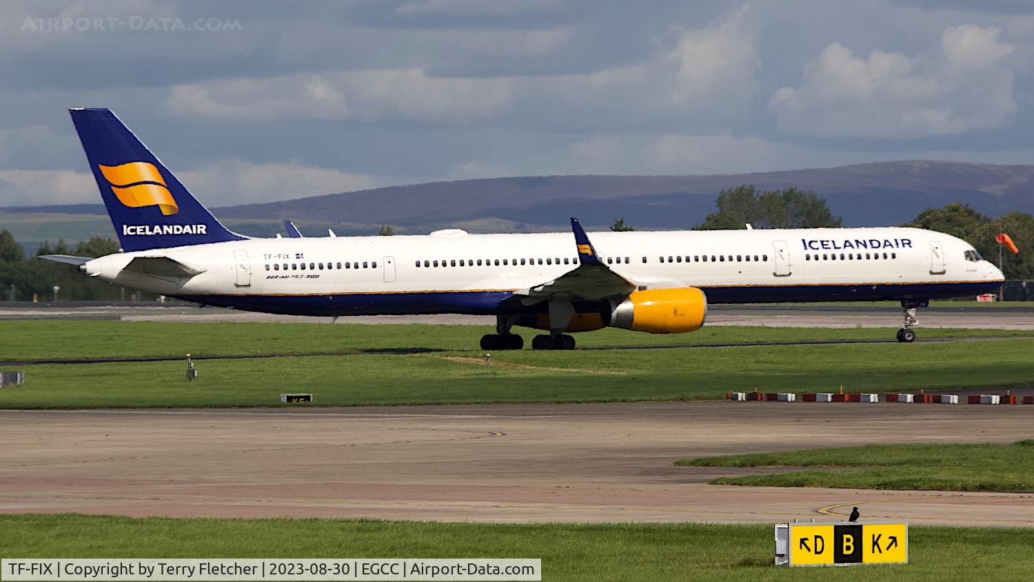 TF-FIX, 2002 Boeing 757-308 C/N 29434, At Manchester