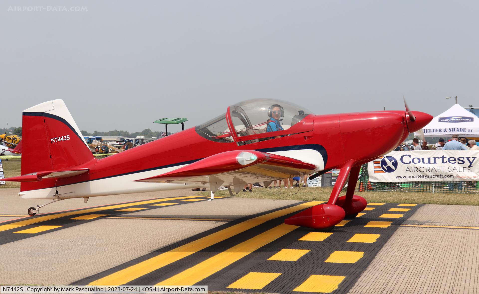 N7442S, 2018 Vans RV-14 C/N 140358, Vans RV-14