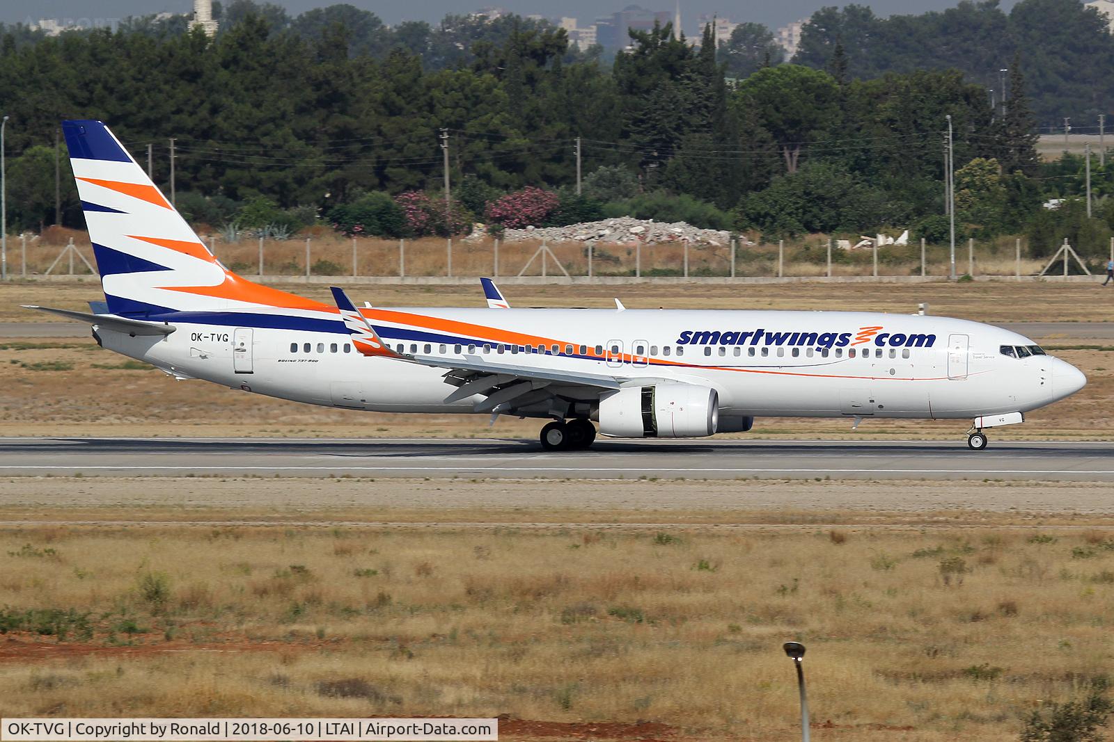 OK-TVG, 2007 Boeing 737-8Q8 C/N 30719, at ayt