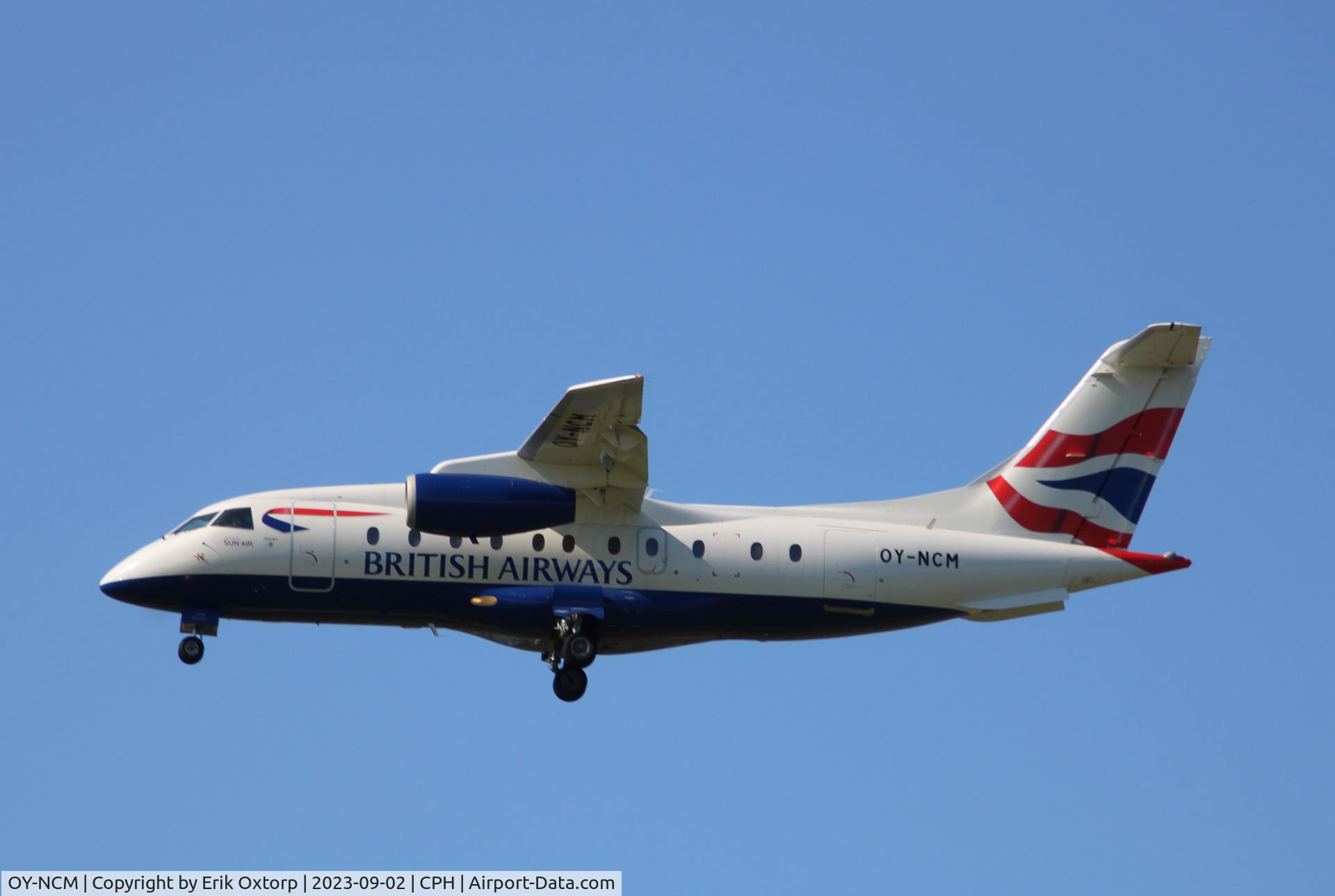OY-NCM, 2001 Fairchild Dornier 328-300 328JET C/N 3190, OY-NCM landing rw 22L