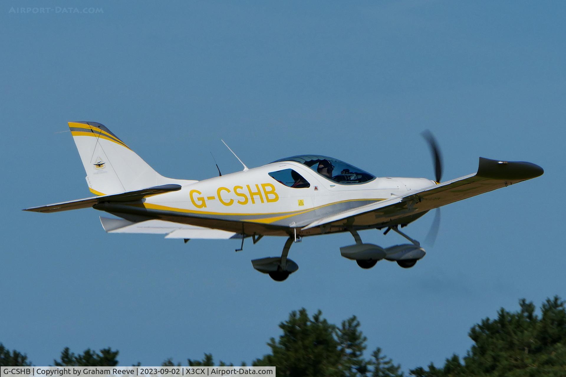G-CSHB, 2012 Czech Sport PS-28 Cruiser C/N C0445, Departing from Northrepps.