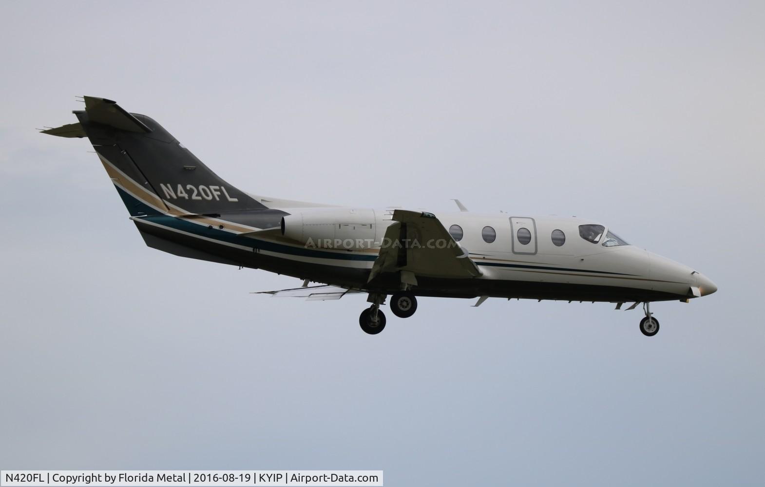 N420FL, 2008 Raytheon Hawker 400XP C/N RK-541, Beechjet 400 zx