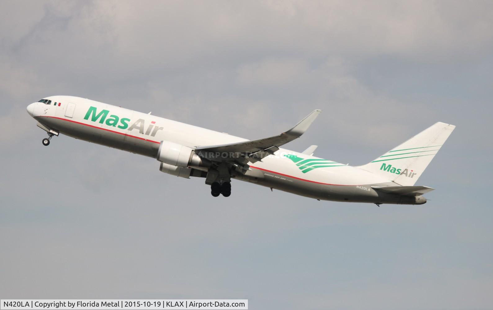 N420LA, 2006 Boeing 767-316F C/N 34627, MAS Air 767-300F zx KLAX-MEX