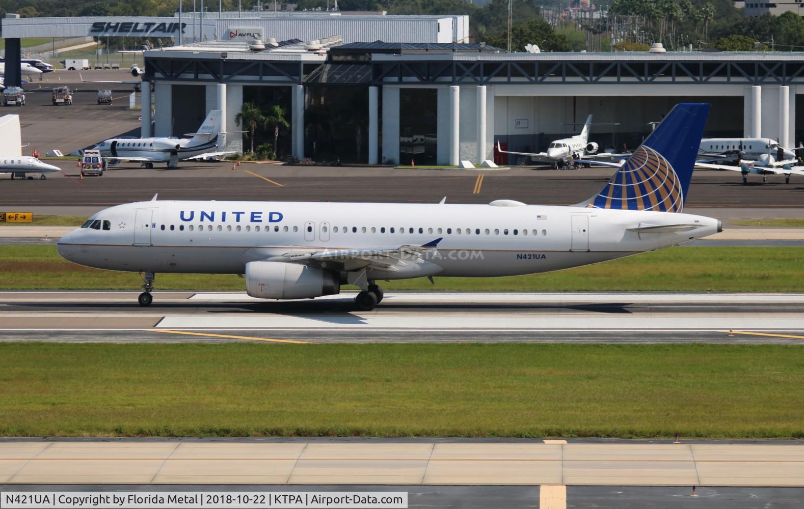 N421UA, 1994 Airbus A320-232 C/N 500, UAL A320 zx TPA-IAD