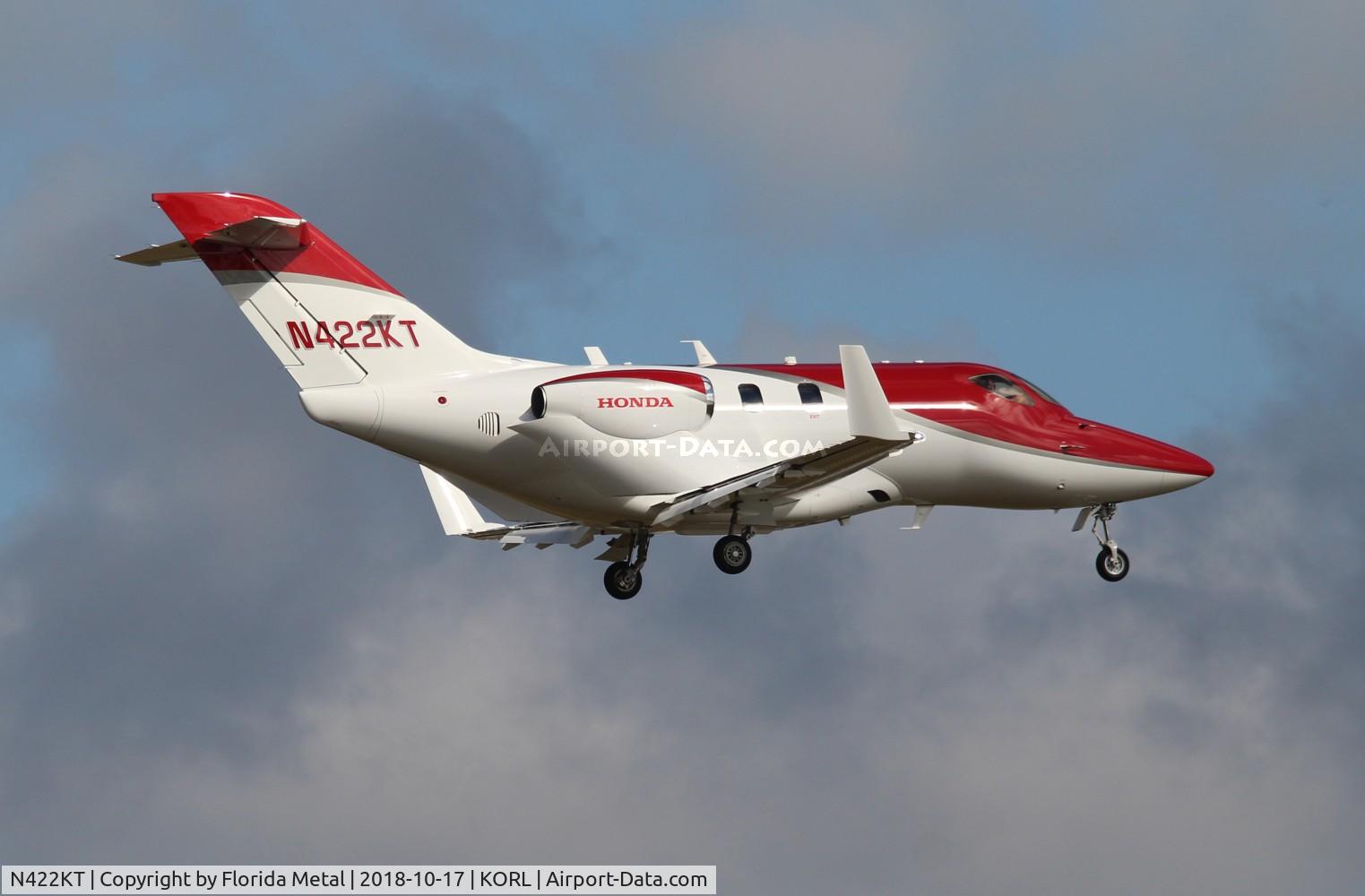 N422KT, 2017 Honda HA-420 HondaJet C/N 42000071, HA-420 zx