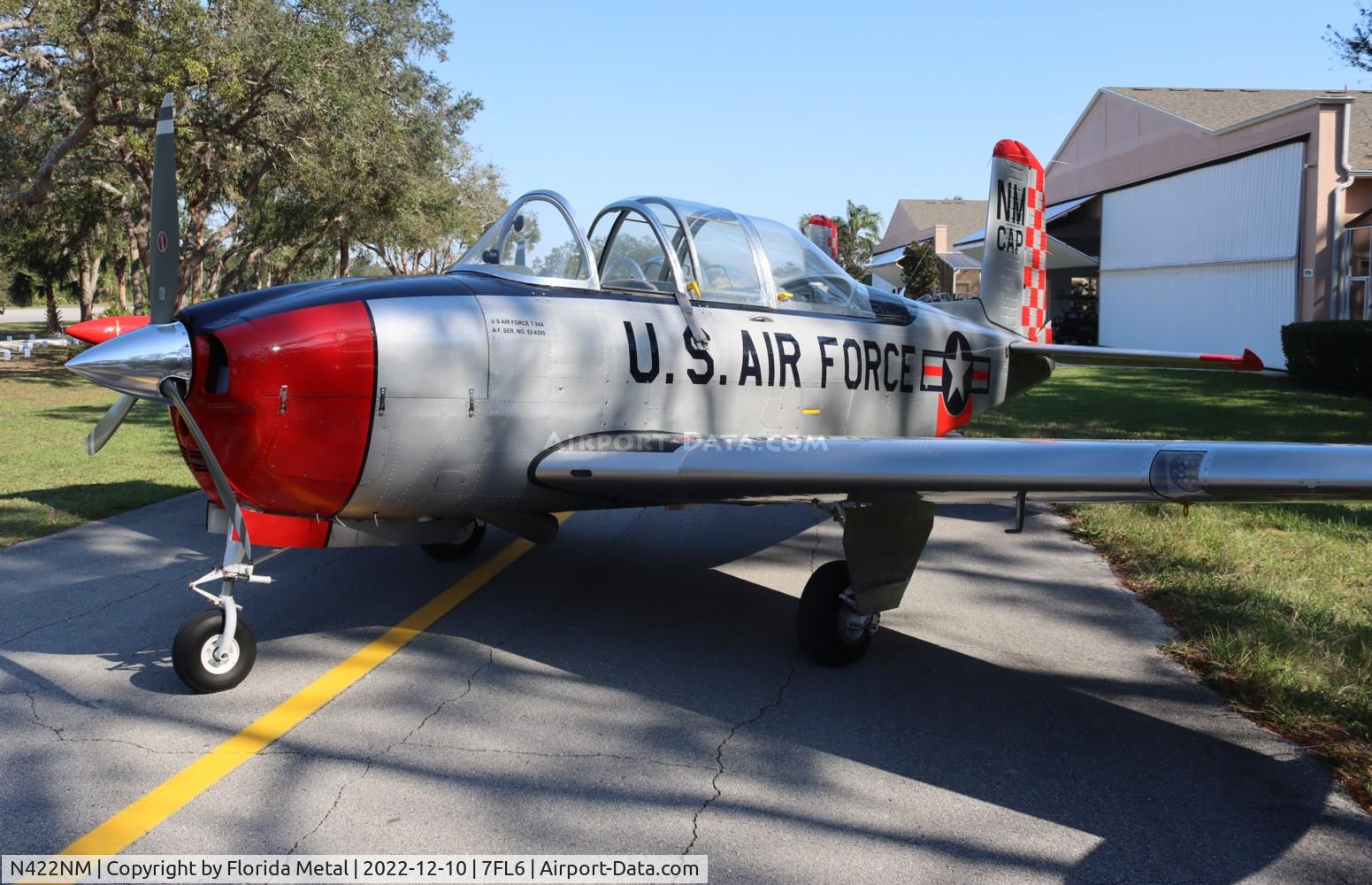 N422NM, 1952 Beech (CCF) T-34A (A45) Mentor C/N CCF34-38, T-34 zx