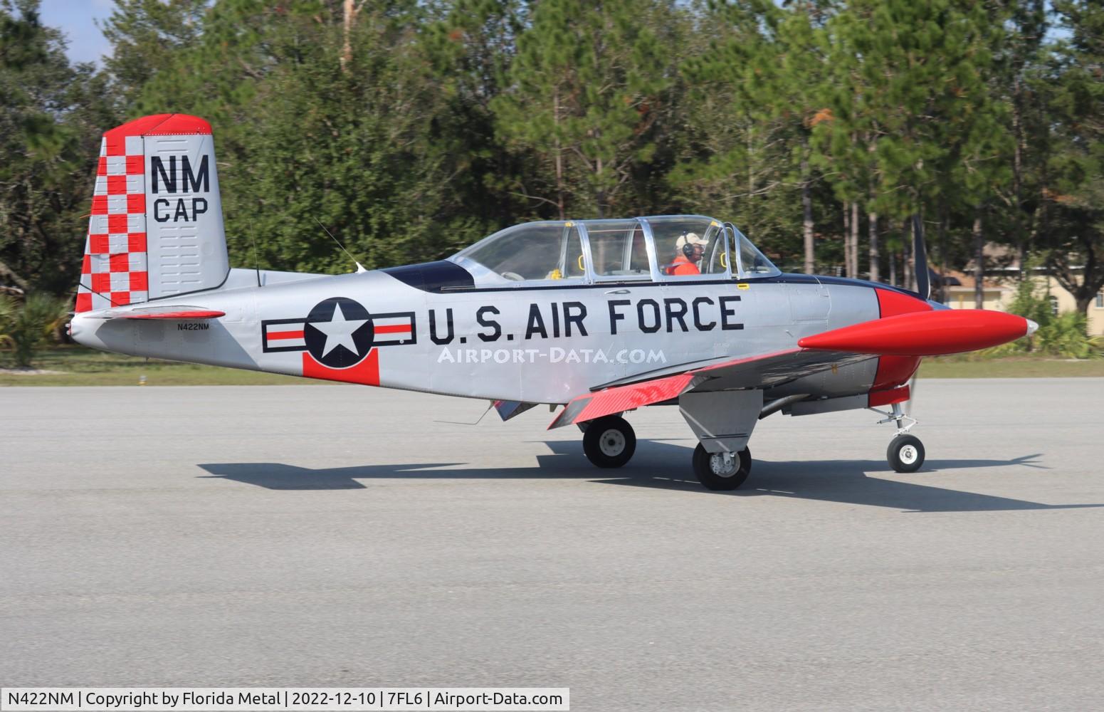 N422NM, 1952 Beech (CCF) T-34A (A45) Mentor C/N CCF34-38, T-34 zx