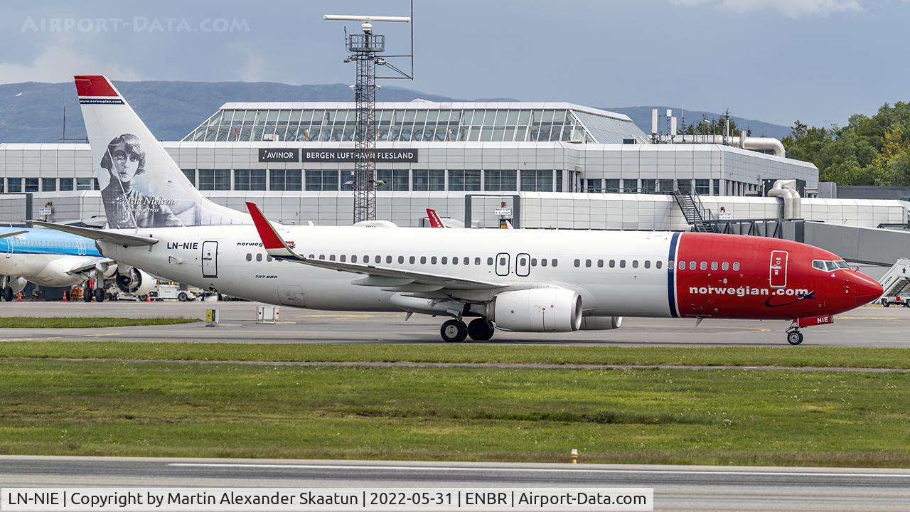 LN-NIE, 2012 Boeing 737-8JP C/N 39435, Taxying.