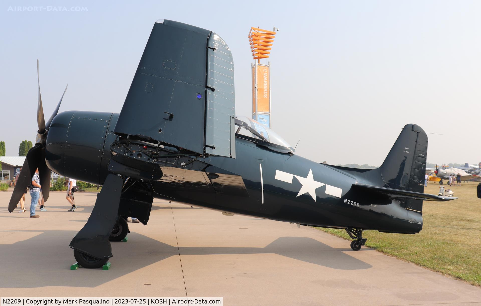 N2209, 1945 Grumman F8F-1B Bearcat C/N 122095, Grumman F8F-1B