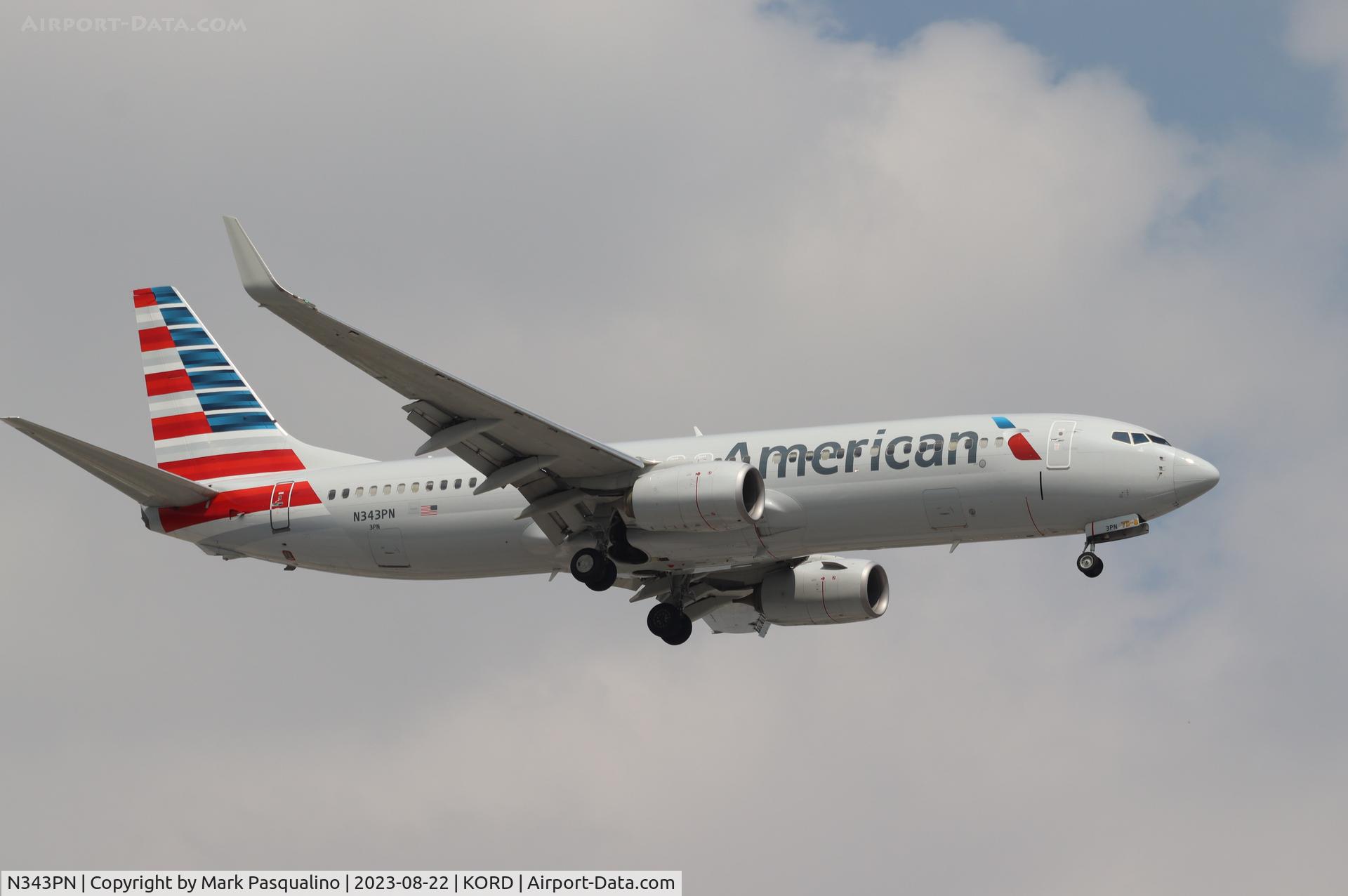 N343PN, 2017 Boeing 737-823 C/N 31270, Boeing 737-823