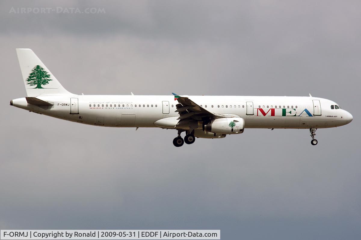 F-ORMJ, 2003 Airbus A321-231 C/N 2055, at fra