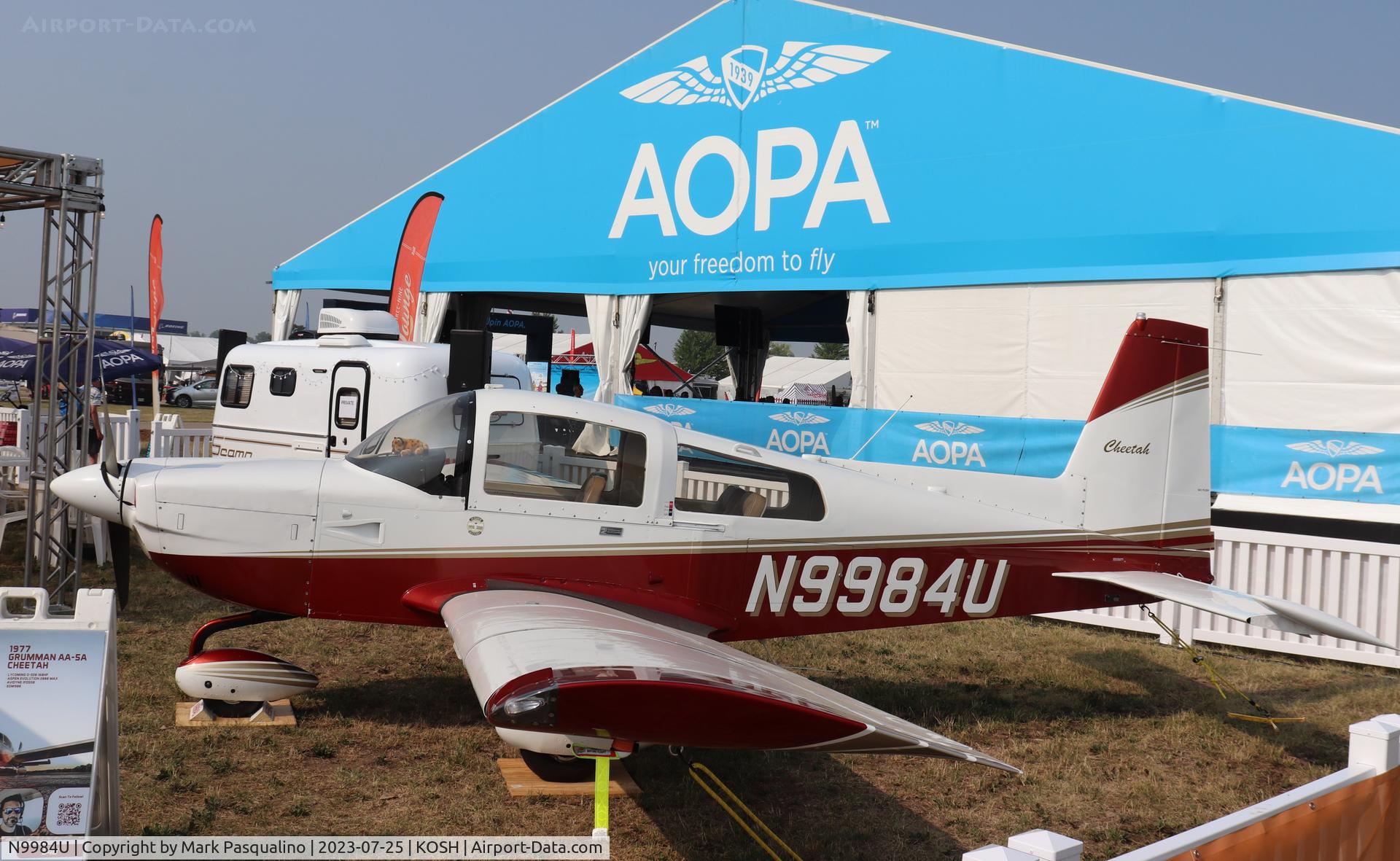 N9984U, Grumman American AA-5A Cheetah C/N AA5A0384, Grumman American AA-5A