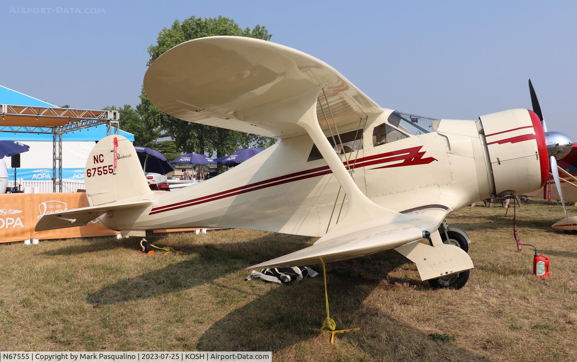 N67555, 1944 Beech D17S Staggerwing C/N 6876, Beech D17S