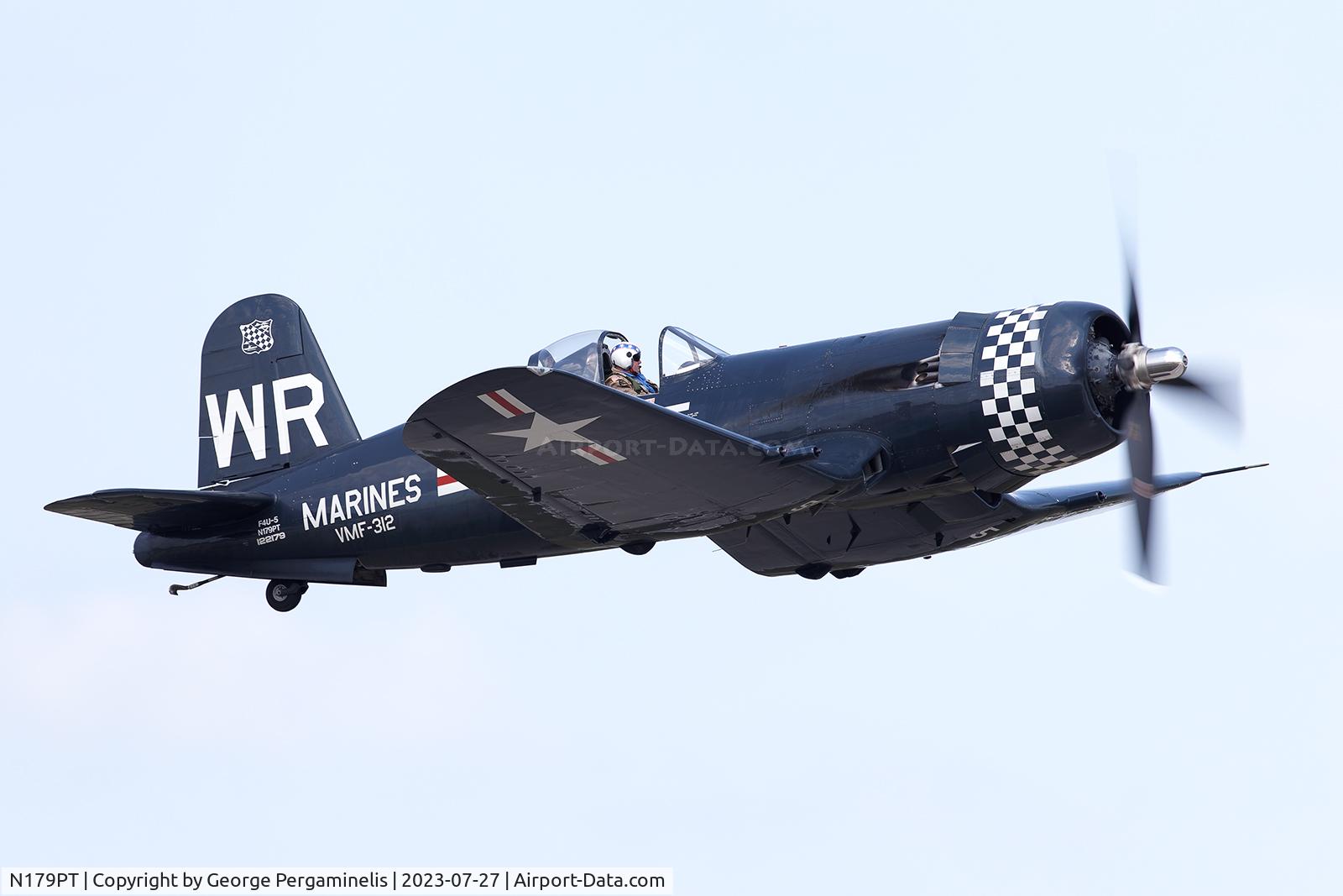 N179PT, 1948 Vought F4U-5 Corsair C/N Not found (Bu122179), Oshkosh 2023.